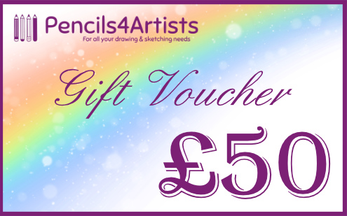 Pencils4artists £50 Gift Voucher
