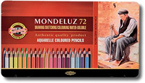 Koh I Noor Mondeluz Watercolour Pencil - Tin of 72