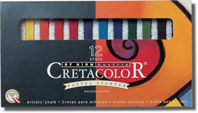 Cretacolor Pastel Carres Set of 12 Assorted 