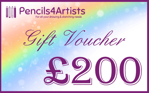 Pencils4artists £200 Gift Voucher