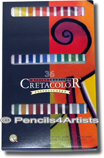 Cretacolor Pastel Carres Set of 36 Assorted 