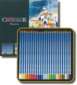 Cretacolor Marino Fine Art Watercolor Pencils Tin of 24