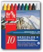 Caran D'ache Neocolor II Watersoluble Wax Pastels Tin of 10