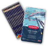 Derwent Inktense Watersoluble Pencils Tin of 12