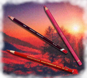 Pencils4artists Colour Compare Set of 12 Red & Pinks