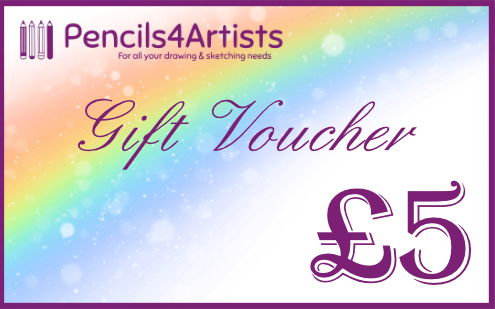 Pencils4artists £5 Gift Voucher